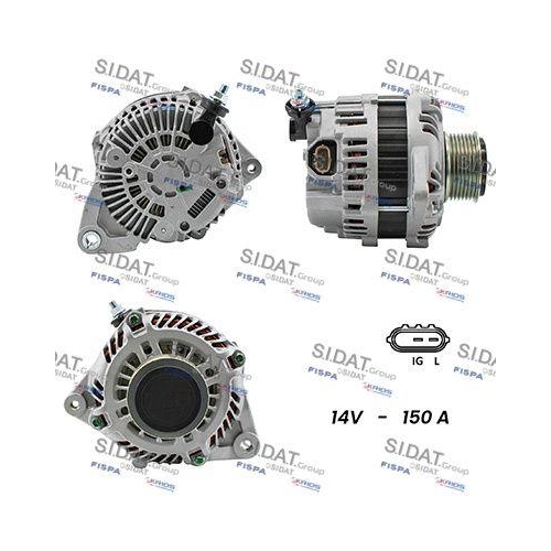 Generator Sidat A12MH0093A2 f&uuml;r Mitsubishi Nissan