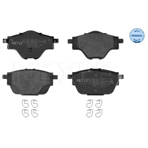 Bremsbelagsatz Scheibenbremse Meyle 0252582717 Meyle-original: True To Oe. f&uuml;r