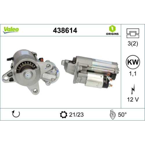 Starter Valeo 438614 Valeo Origins - New O.e. Technologie f&uuml;r Ford Mazda