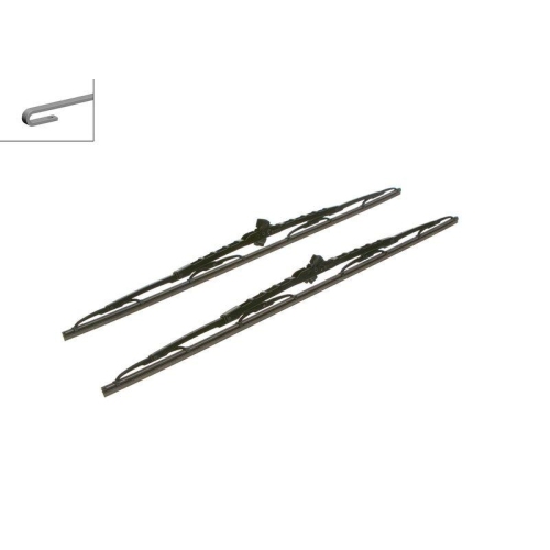 Wischblatt Bosch 3397118320 Twin für Chrysler Iveco Renault Astra Fahrerseitig