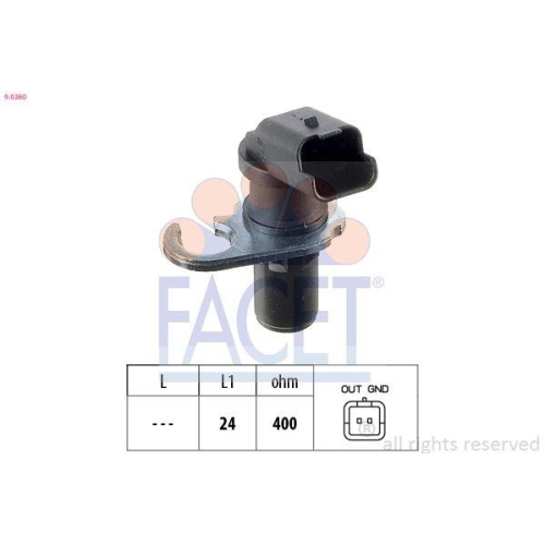 Impulsgeber Kurbelwelle Facet 9.0260 Made In Italy - Oe Equivalent f&uuml;r Citro&euml;n