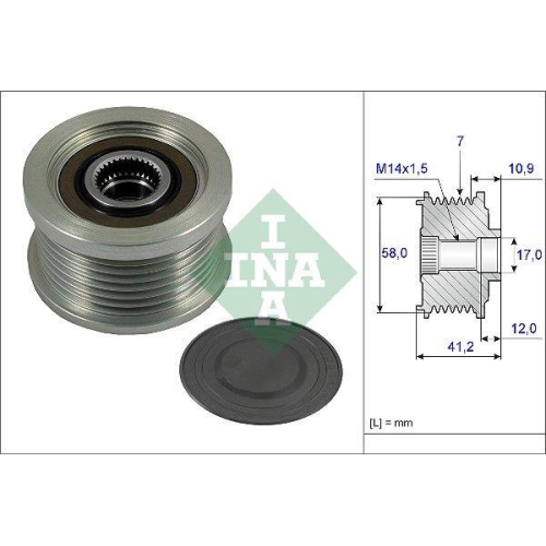 Generatorfreilauf Schaeffler Ina 535 0232 10 f&uuml;r Toyota Lexus