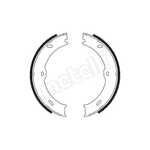 Bremsbackensatz Feststellbremse Metelli 53-0246 f&uuml;r Dodge Mercedes Benz VW
