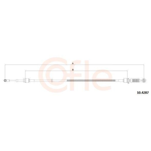 Seilzug Schaltgetriebe Cofle 10.4287 für Bmw Mini