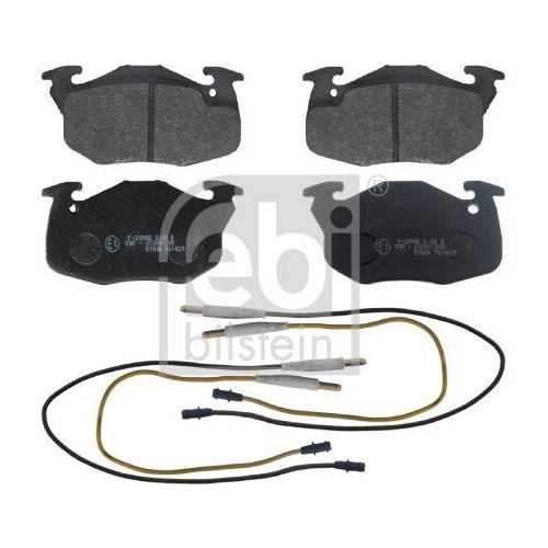 Bremsbelagsatz Scheibenbremse Febi Bilstein 16291 f&uuml;r Citro&euml;n Peugeot Mega
