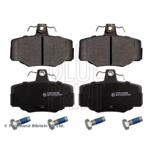 Bremsbelagsatz Scheibenbremse Blue Print ADN14296 f&uuml;r Nissan Hinterachse