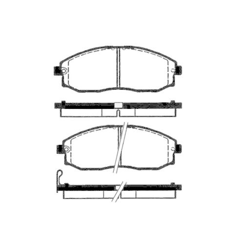 Brake Pad Set Disc Brake Raicam RA.0856.0 for Hyundai