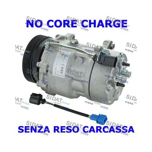 Kompressor Klimaanlage Sidat 1.1224R f&uuml;r Audi Ford Seat Skoda VW Vag