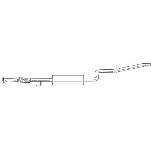 Mittelschalld&auml;mpfer Sigam 11413 f&uuml;r Fiat