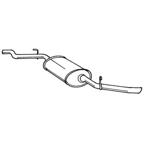 Endschalld&auml;mpfer Sigam 11604 f&uuml;r Fiat