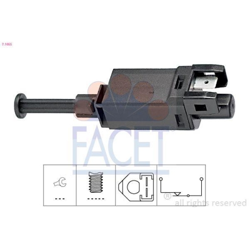 Bremslichtschalter Facet 7.1055 Made In Italy - Oe Equivalent für Audi Ford Seat