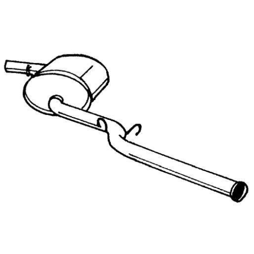 Endschalld&auml;mpfer Sigam 11605 f&uuml;r Fiat Hinten