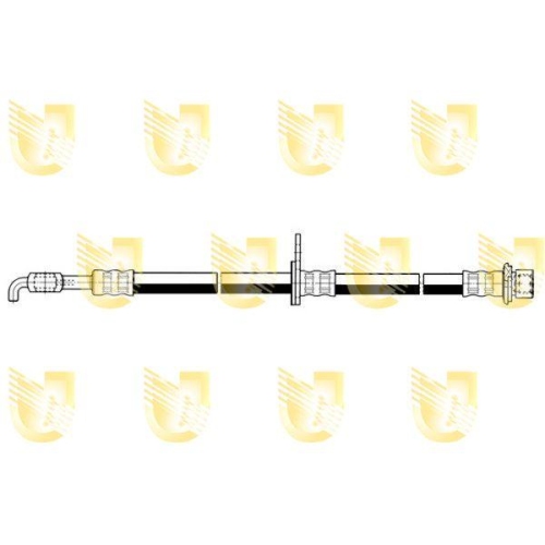 Bremsschlauch Unigom 378127 f&uuml;r Citro&euml;n Peugeot Toyota Vorderachse Links