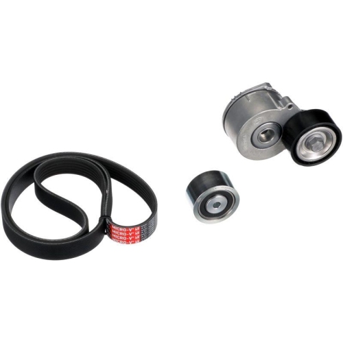 Keilrippenriemensatz Gates K026PK1153 Micro-v&reg; f&uuml;r F&uuml;r Fahrzeuge Mit Klimaanlage