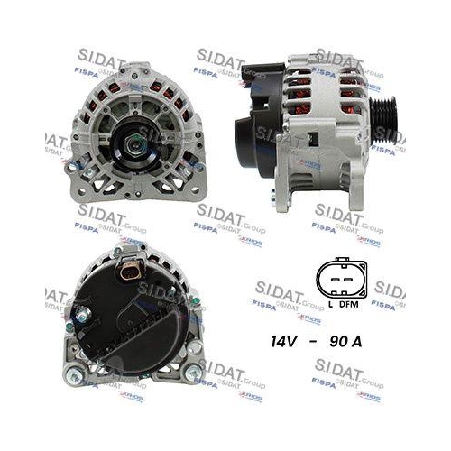 Generator Sidat A12VA0036A2 f&uuml;r Audi Seat Skoda VW Vag