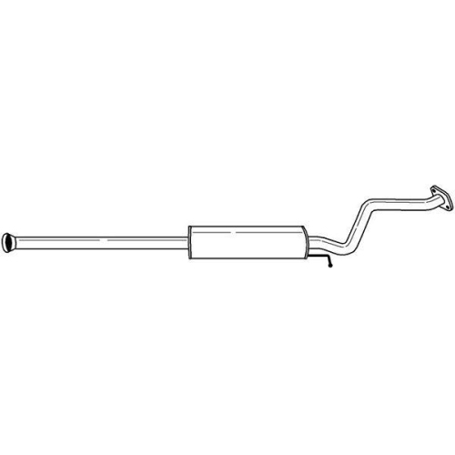 Mittelschalld&auml;mpfer Sigam 24412 f&uuml;r Hyundai