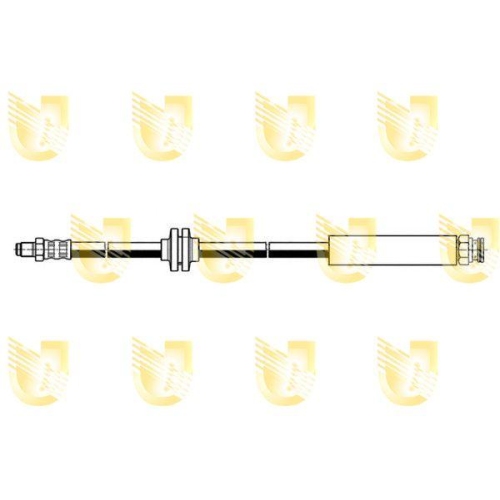 Bremsschlauch Unigom 378392 für Citroën Fiat Peugeot Hinten