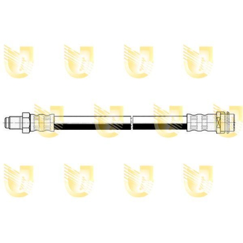 Bremsschlauch Unigom 378133 f&uuml;r Mercedes Benz Mercedes Benz Vorne