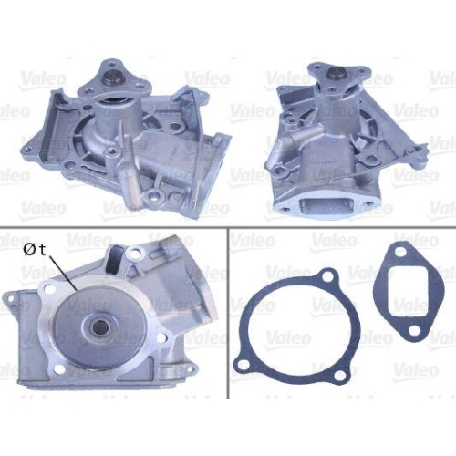 Wasserpumpe Motork&uuml;hlung Valeo 506399 f&uuml;r Mazda Kia
