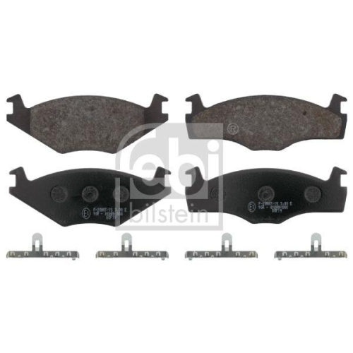 Bremsbelagsatz Scheibenbremse Febi Bilstein 16076 f&uuml;r Seat VW Vorderachse