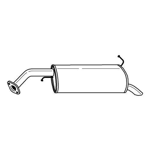 Endschalld&auml;mpfer Sigam 24621 f&uuml;r Hyundai