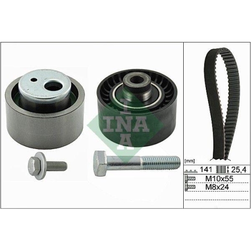 Zahnriemensatz Schaeffler Ina 530 0470 10 für Citroën Fiat Lancia Peugeot Suzuki