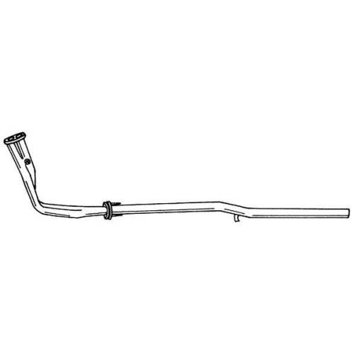 Abgasrohr Sigam 12174 f&uuml;r Fiat Vorne