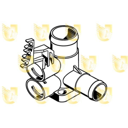 K&uuml;hlmittelflansch Unigom 341803 f&uuml;r Audi VW