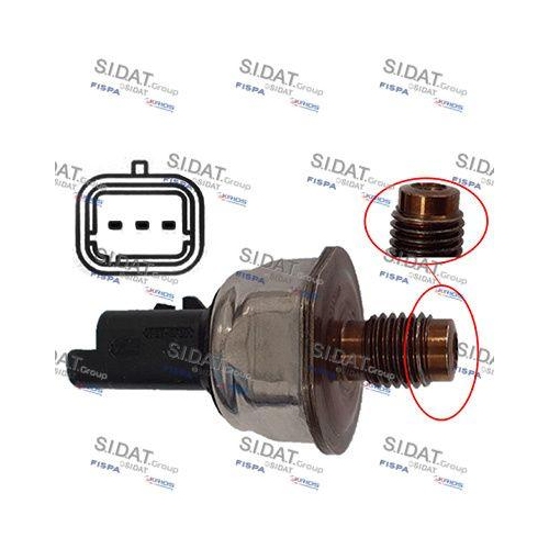 Sensor Kraftstoffdruck Sidat 81.380 für Citroën Ford Peugeot Citroën/peugeot