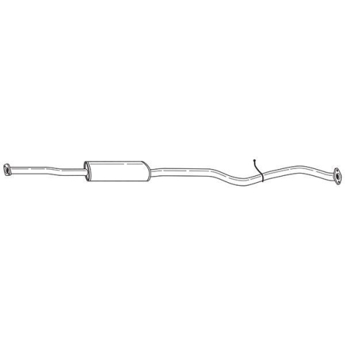 Mittelschalld&auml;mpfer Sigam 75424 f&uuml;r Subaru Mitte