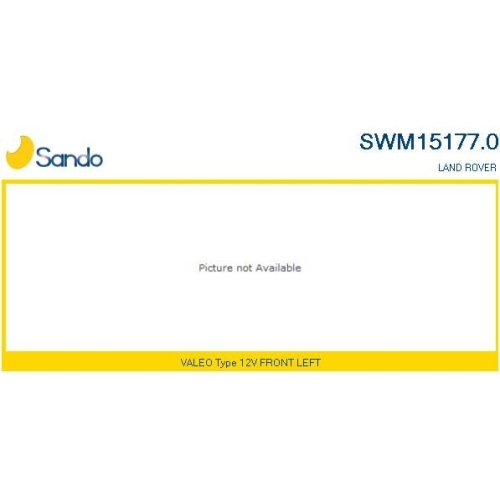 Wischermotor Sando SWM15177.0 für Land Rover Vorne