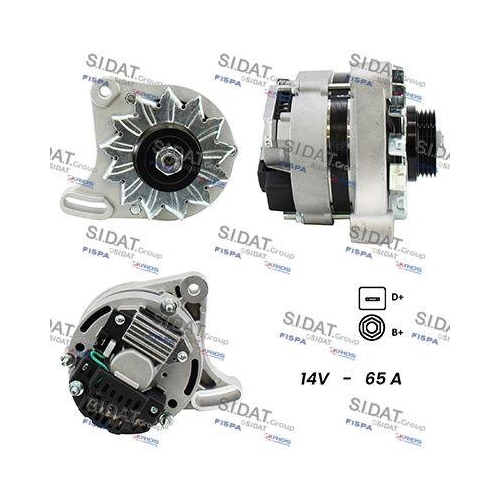 Generator Sidat A12ML0015A2 f&uuml;r Alfa Romeo Fiat Lancia