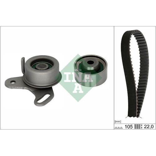 Zahnriemensatz Schaeffler Ina 530 0427 10 f&uuml;r Hyundai Kia Hyundai (beijing)