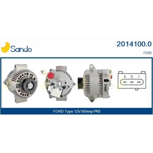 Generator Sando 2014100.0 f&uuml;r Ford Hitachi