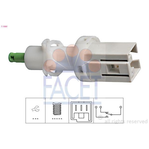 Bremslichtschalter Facet 7.1069 Made In Italy - Oe Equivalent für Alfa Romeo