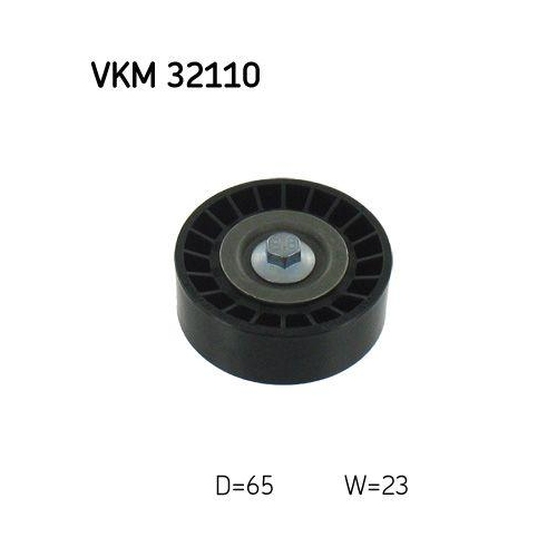 Umlenk /f&uuml;hrungsrolle Keilrippenriemen Skf VKM 32110 f&uuml;r Fiat Mitte Oben Unten