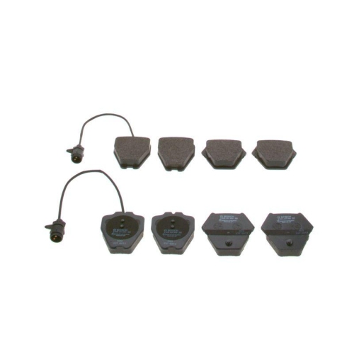 Bremsbelagsatz Scheibenbremse Bosch 0986424689 f&uuml;r Audi VW Vorderachse