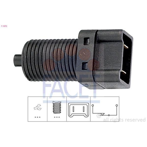 Bremslichtschalter Facet 7.1075 Made In Italy - Oe Equivalent für Mitsubishi