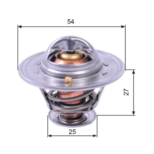 Thermostat K&uuml;hlmittel Gates TH22779G1 f&uuml;r Iveco Opel Renault Vauxhall