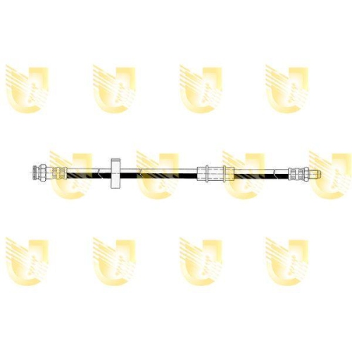 Bremsschlauch Unigom 372557 für Fiat Vorne