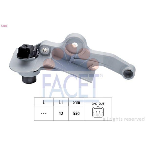 Impulsgeber Kurbelwelle Facet 9.0299 Made In Italy - Oe Equivalent f&uuml;r Citro&euml;n