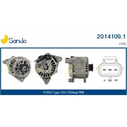 Generator Sando 2014109.1 für Ford