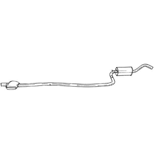 Mittelschalld&auml;mpfer Sigam 25423 f&uuml;r Ford