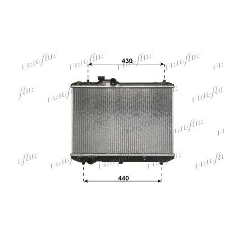 K&uuml;hler Motork&uuml;hlung Frigair 0114.3037 f&uuml;r Suzuki F&uuml;r Fahrzeuge Mit Klimaanlage