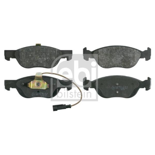 Bremsbelagsatz Scheibenbremse Febi Bilstein 16091 f&uuml;r Fiat Lancia Vorderachse