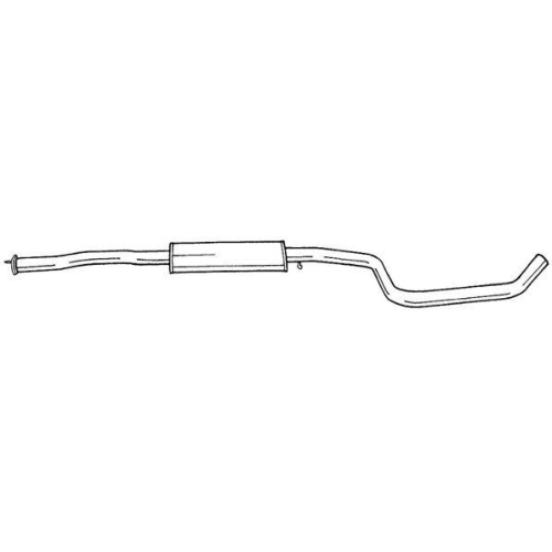 Mittelschalld&auml;mpfer Sigam 25453 f&uuml;r Ford