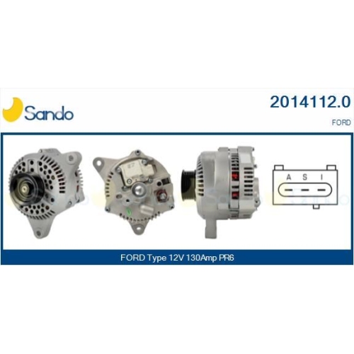 Generator Sando 2014112.0 f&uuml;r Ford