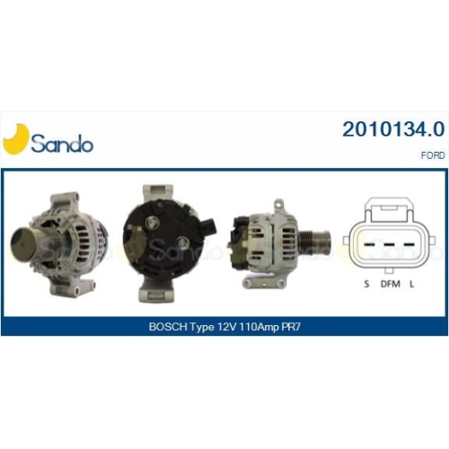 Generator Sando 2010134.0 f&uuml;r Ford