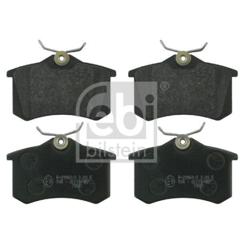 Bremsbelagsatz Scheibenbremse Febi Bilstein 16146 f&uuml;r Audi Citro&euml;n Peugeot Seat