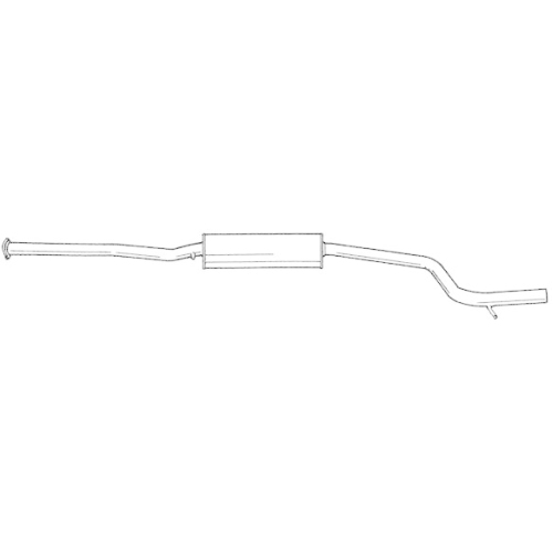 Mittelschalld&auml;mpfer Sigam 25479 f&uuml;r Ford